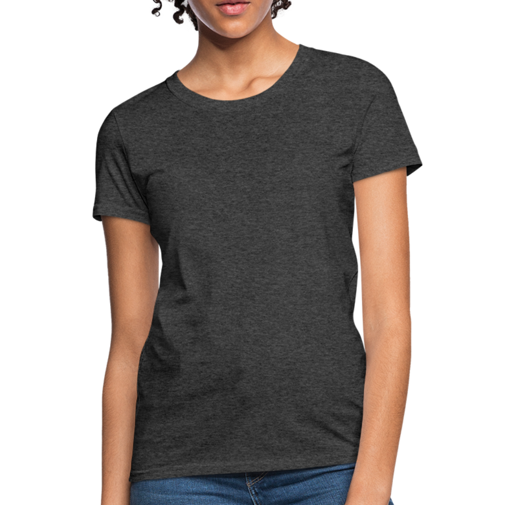 Customize Contoured Women's T-Shirt | Fruit of the Loom L3930 Color: heather gray