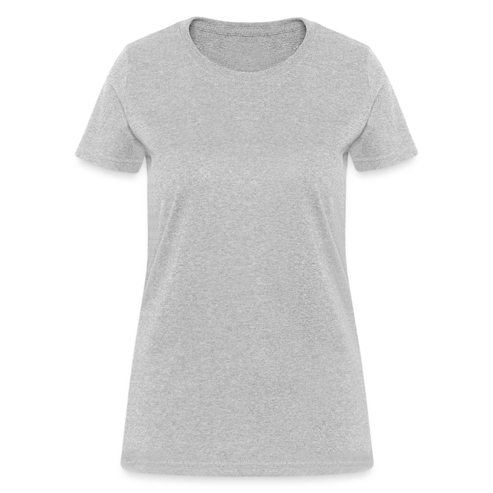 Customize Contoured Women's T-Shirt | Fruit of the Loom L3930 Color: heather gray