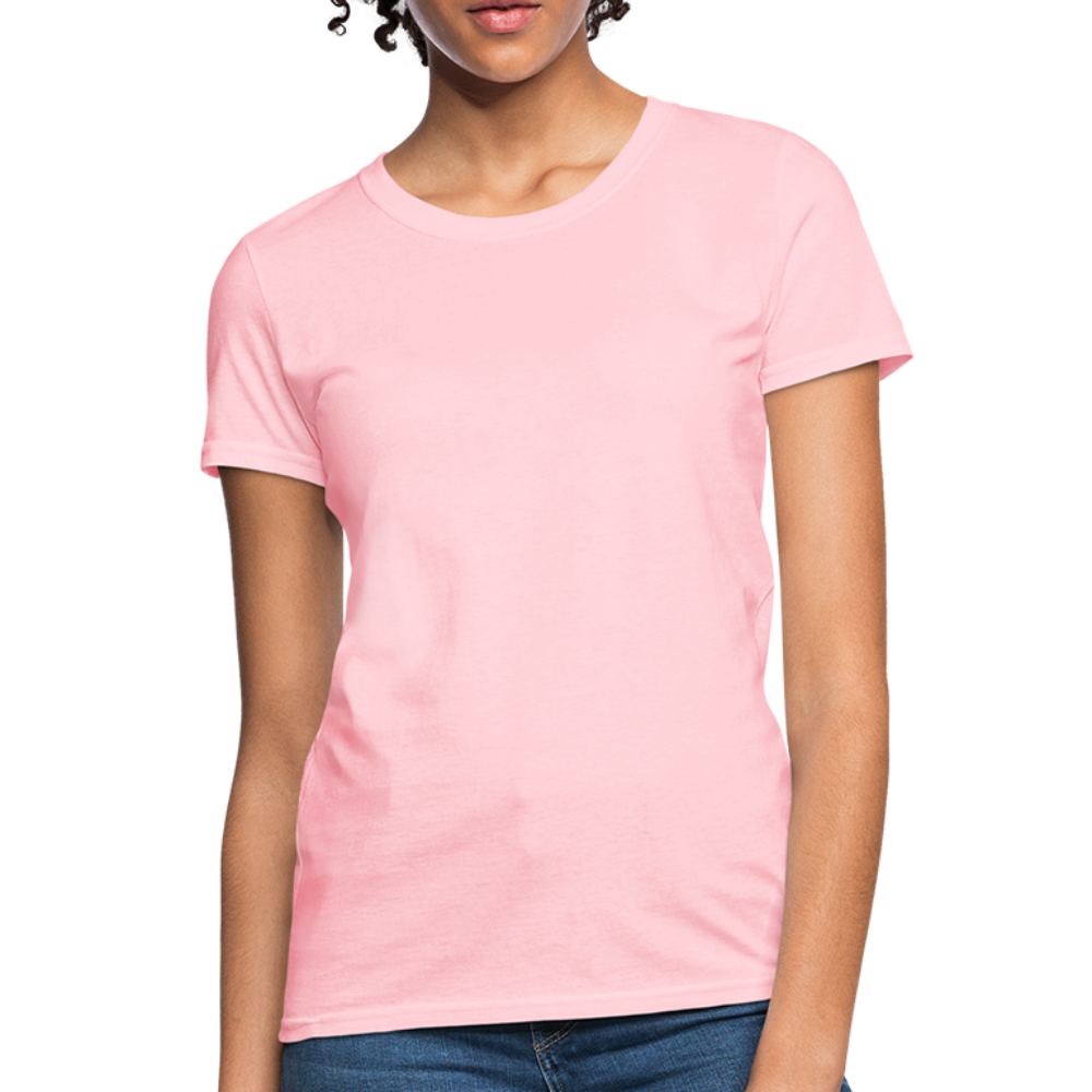 Customize Contoured Women's T-Shirt | Fruit of the Loom L3930 Color: pink
