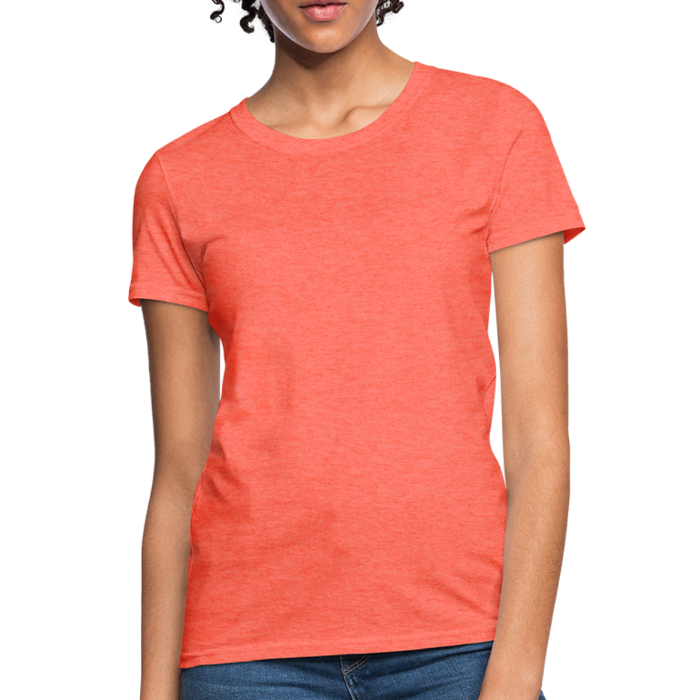Customize Contoured Women's T-Shirt | Fruit of the Loom L3930 Color: heather gray