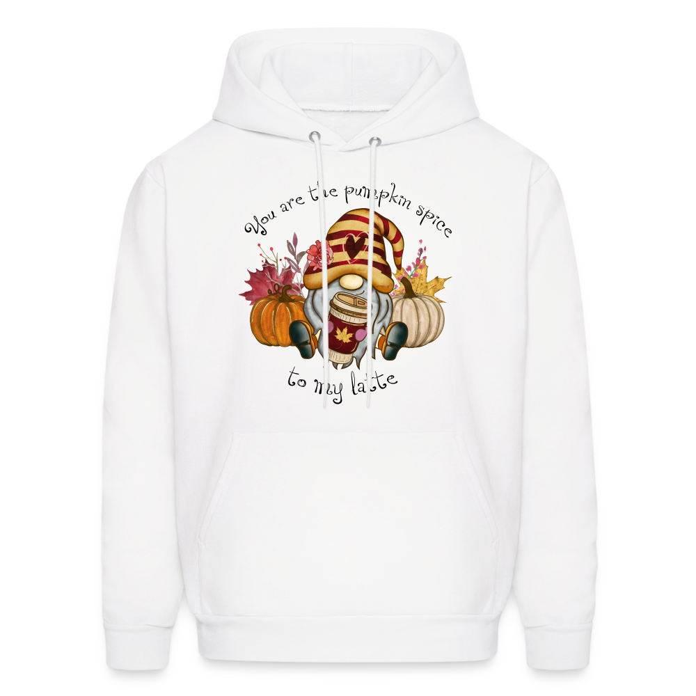 You Are The Pumpkin Spice To My Latte - Men's Hoodie Color: white