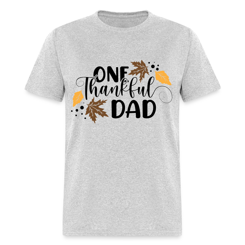 One Thankful Dad T-Shirt - heather gray