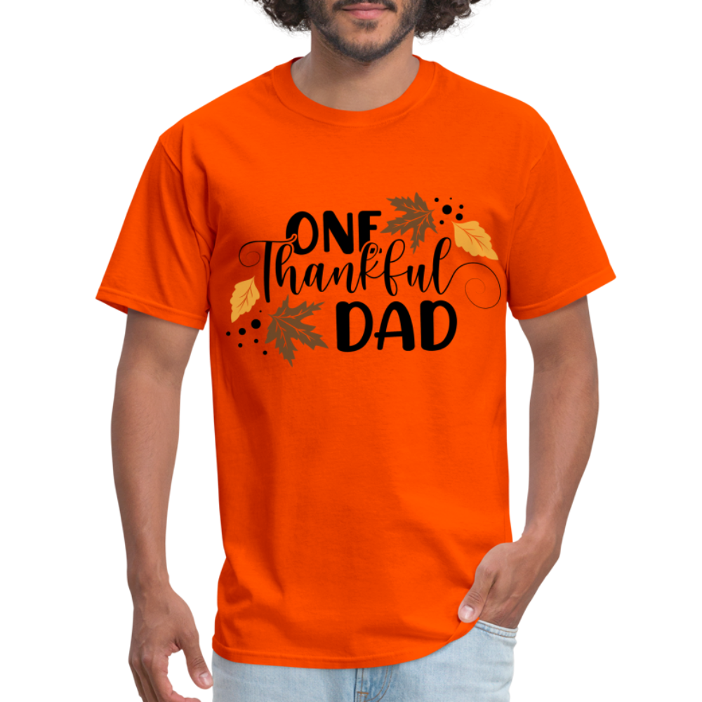 One Thankful Dad T-Shirt - orange