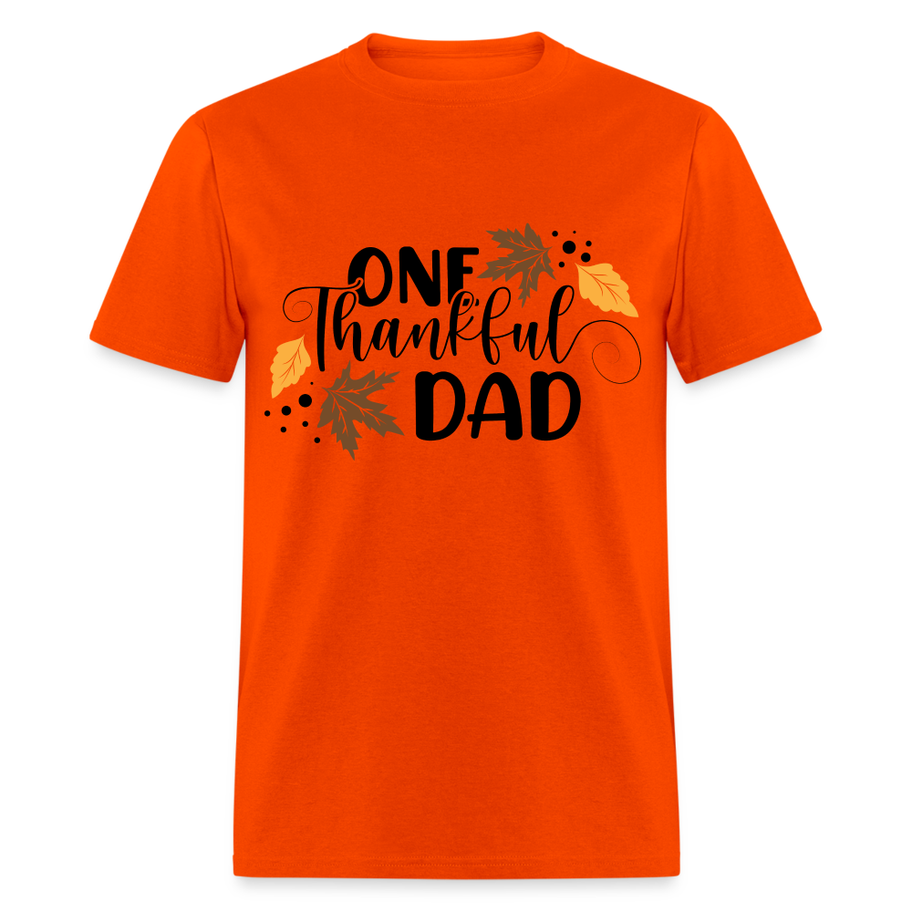 One Thankful Dad T-Shirt - orange