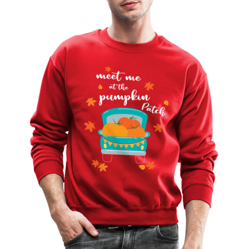 Meet Me At The Pumpkin Patch Sweatshirt Color: red