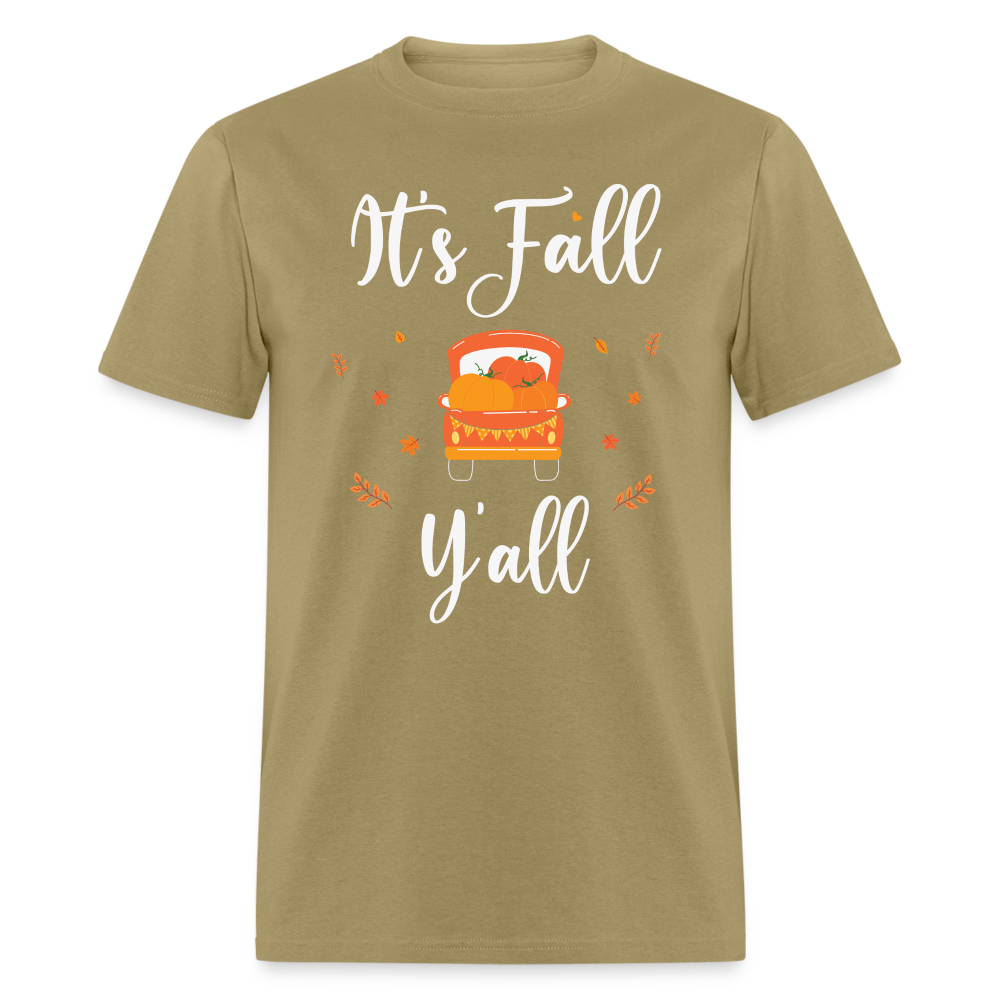 It's Fall Y'all T-Shirt Color: khaki