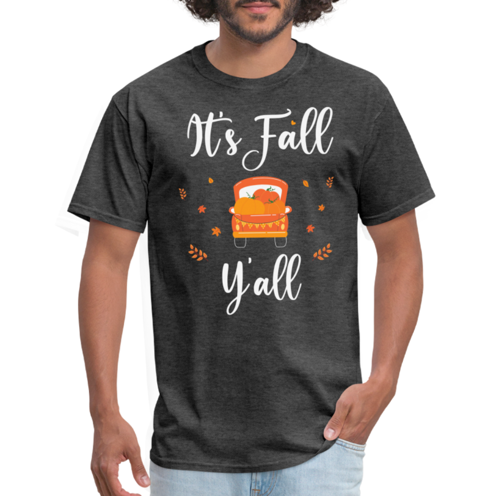 It's Fall Y'all T-Shirt Color: heather black
