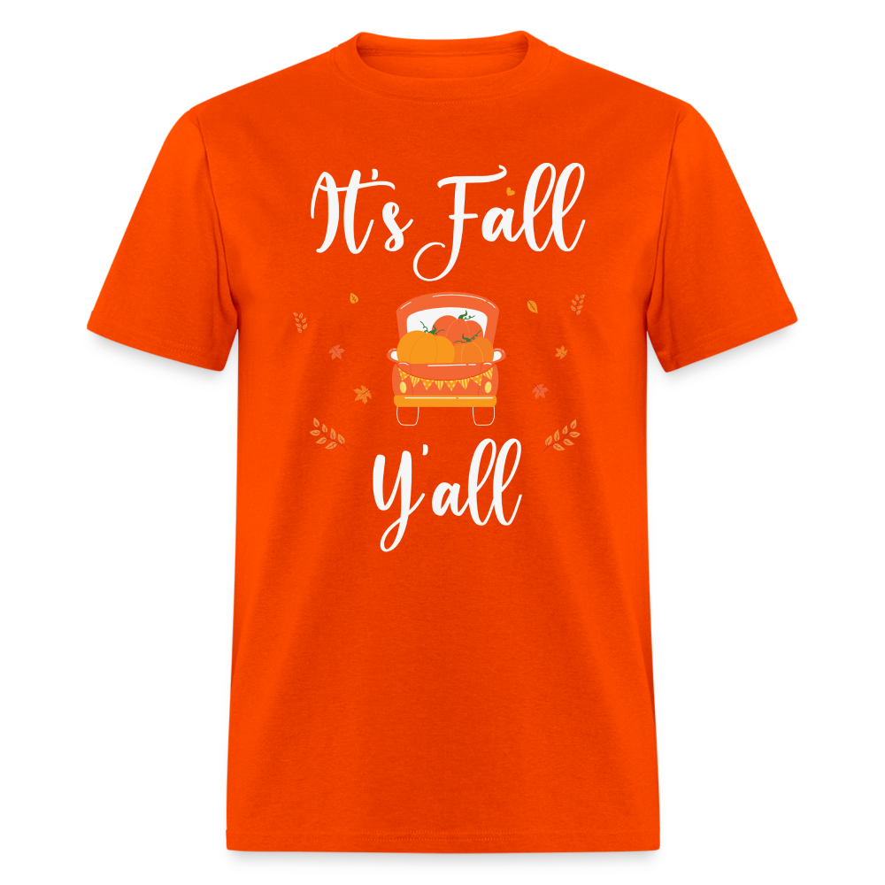 It's Fall Y'all T-Shirt Color: orange