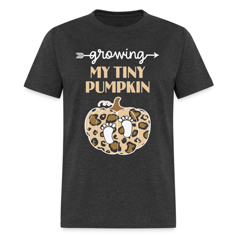 Growing My Tiny Pumpkin (Pregnancy) T-Shirt - heather black