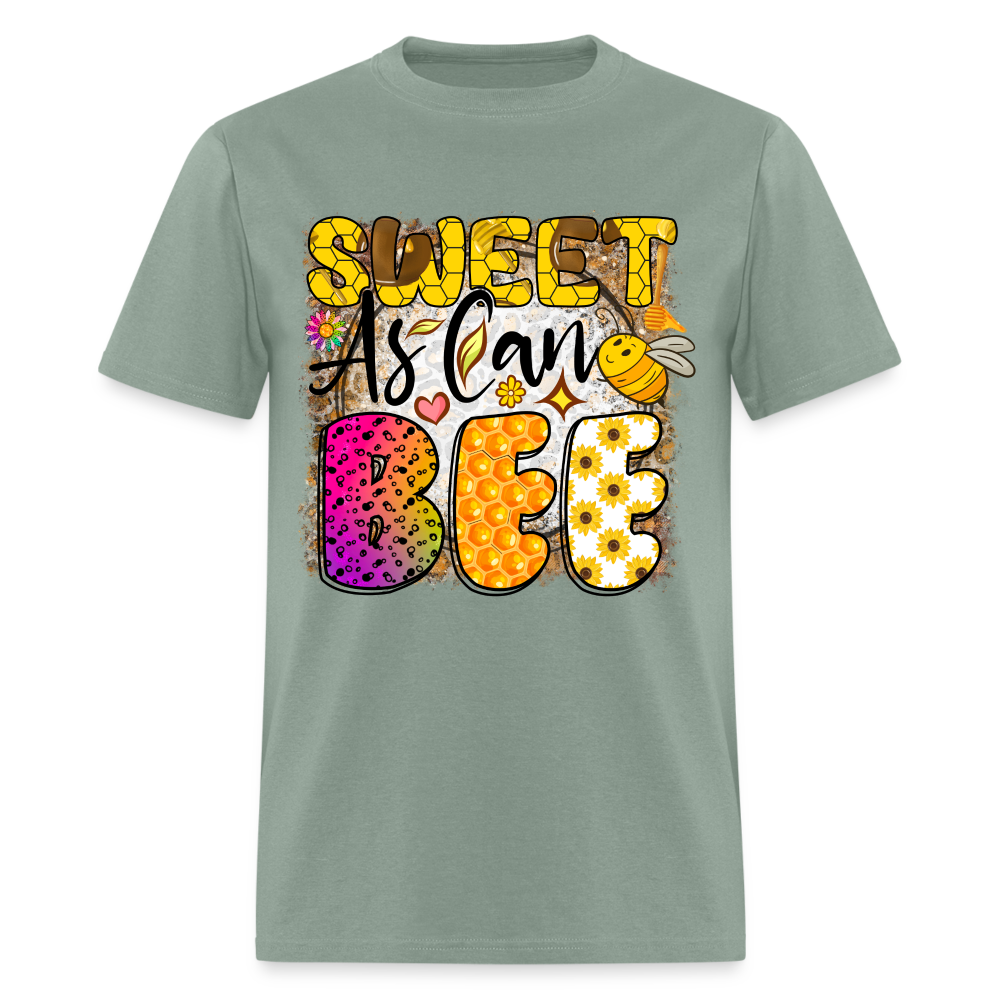 Sweet As Can BEE T-Shirt - sage
