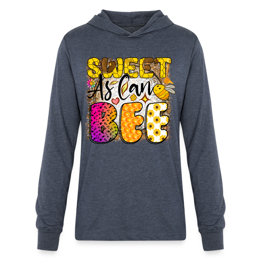 Sweet As Can BEE Hoodie Shirt - heather navy