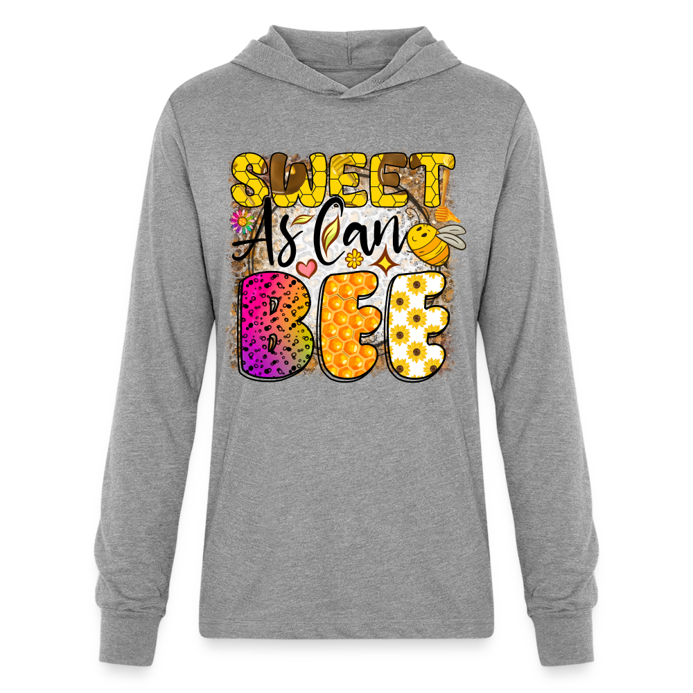 Sweet As Can BEE Hoodie Shirt Color: heather grey
