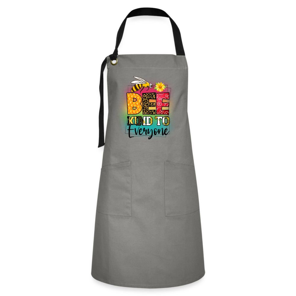 BEE Kind to Everyone - Artisan Apron - gray/black