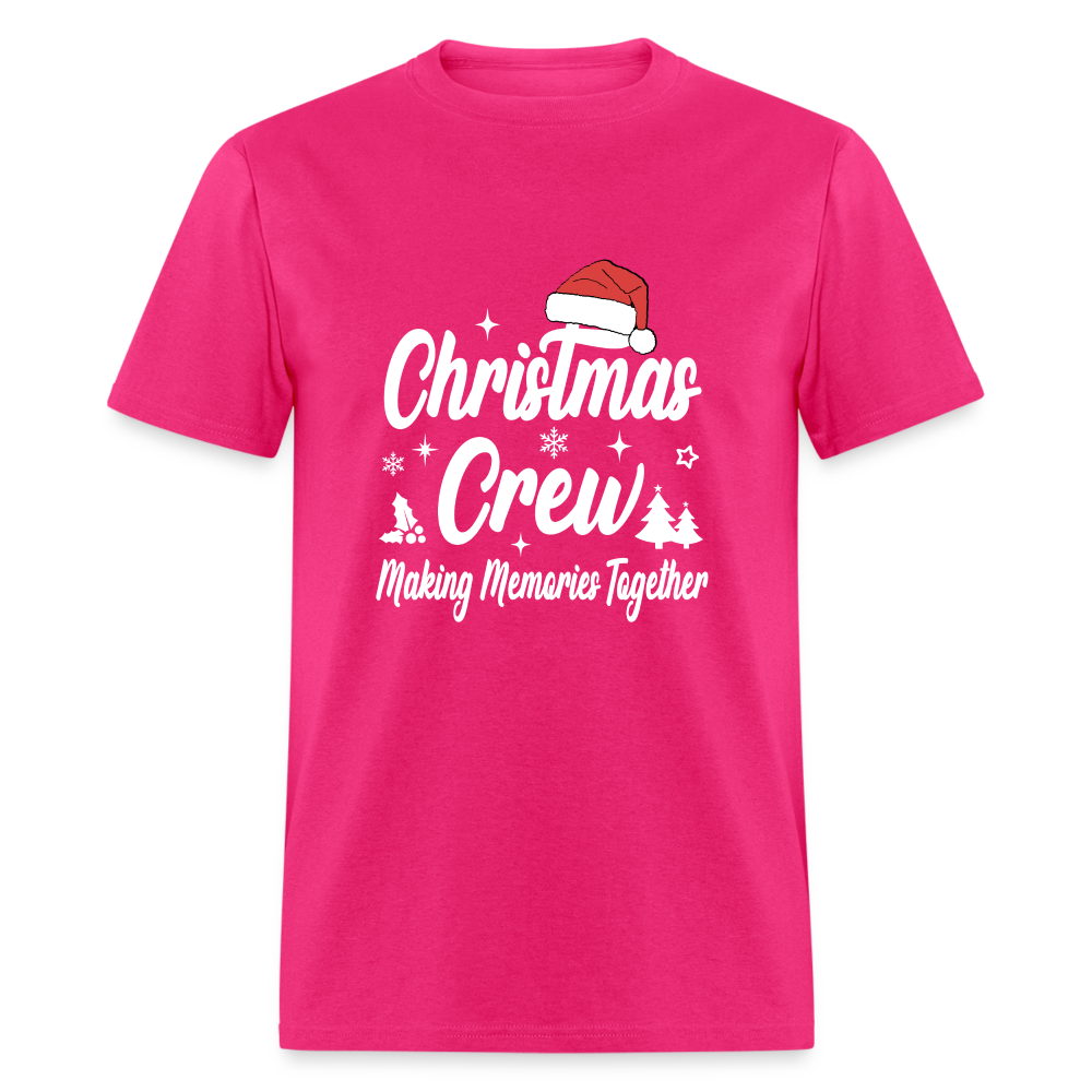 Christmas Crew T-Shirt (Making Memories Together) Color: fuchsia