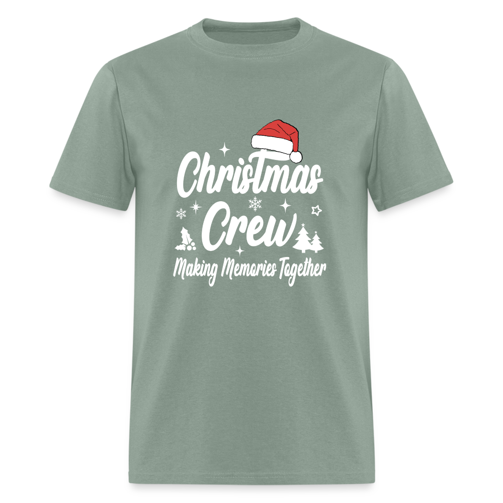 Christmas Crew T-Shirt (Making Memories Together) Color: sage