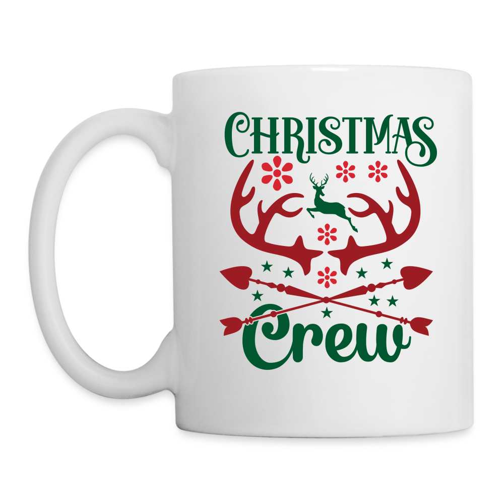 Christmas Crew Coffee Mug - Reindeer Antlers & Hearts Color: One Size