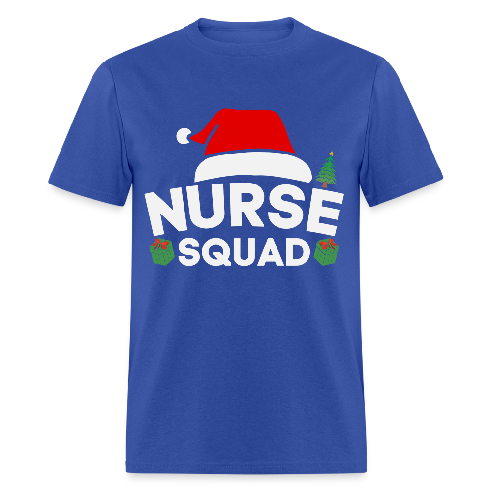 Nurse Squad - Christmas T-Shirt - royal blue