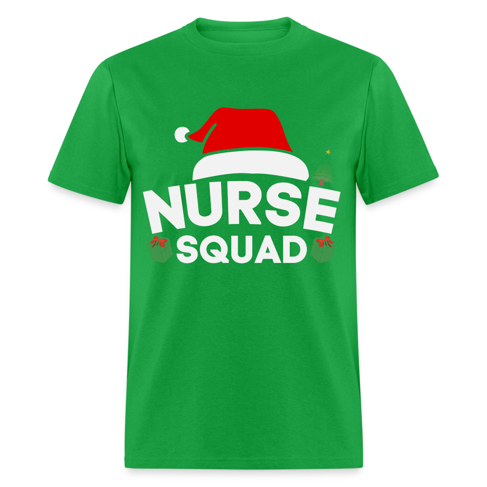 Nurse Squad - Christmas T-Shirt - bright green