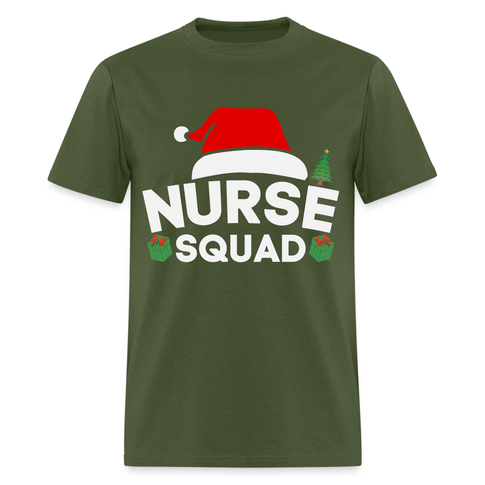 Nurse Squad - Christmas T-Shirt - military green
