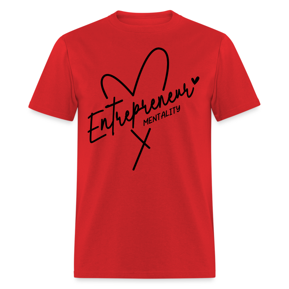 Entrepreneur Mentality T-Shirt - red
