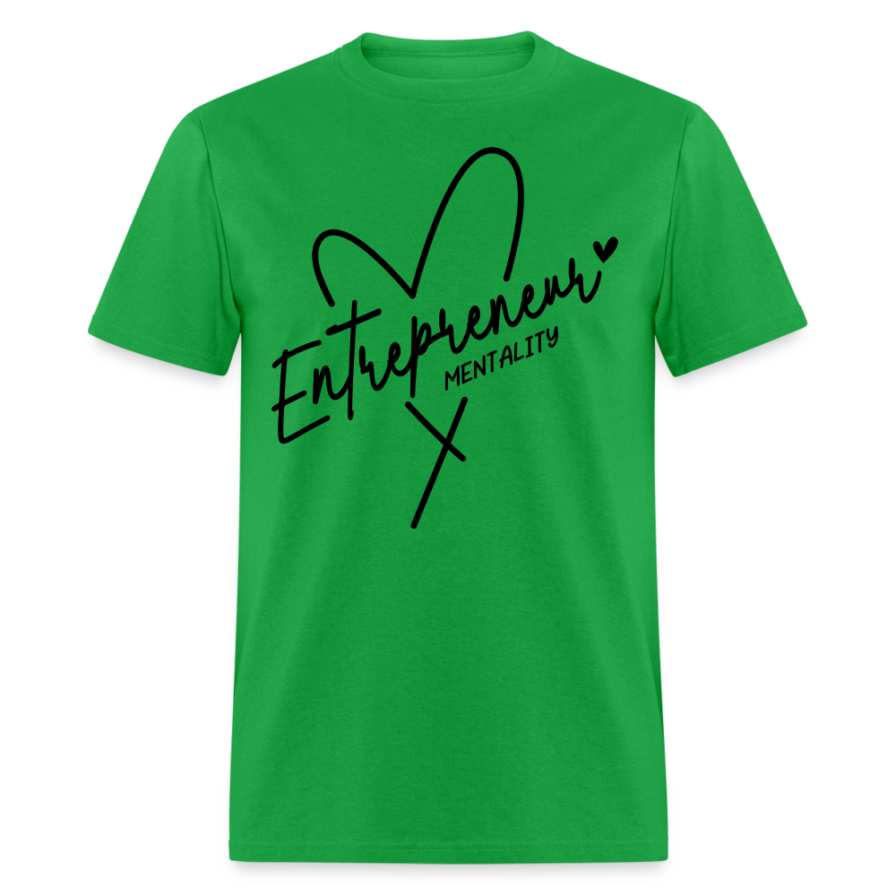 Entrepreneur Mentality T-Shirt - bright green
