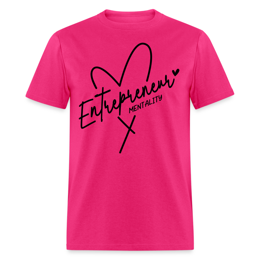 Entrepreneur Mentality T-Shirt - fuchsia