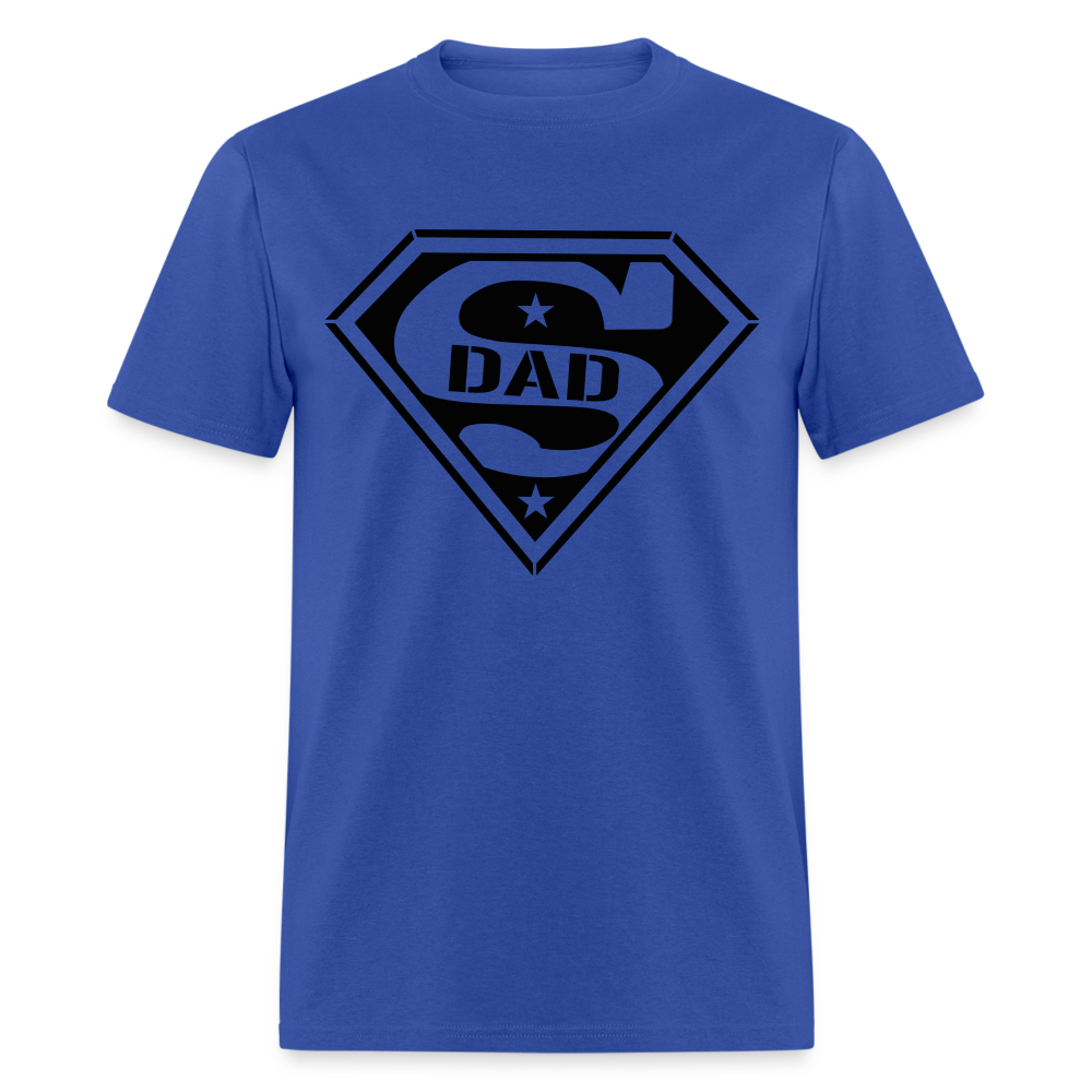 Super Dad T-Shirt (Customize) - royal blue