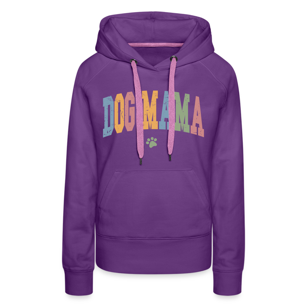 Dog Mama : Women’s Premium Hoodie - purple