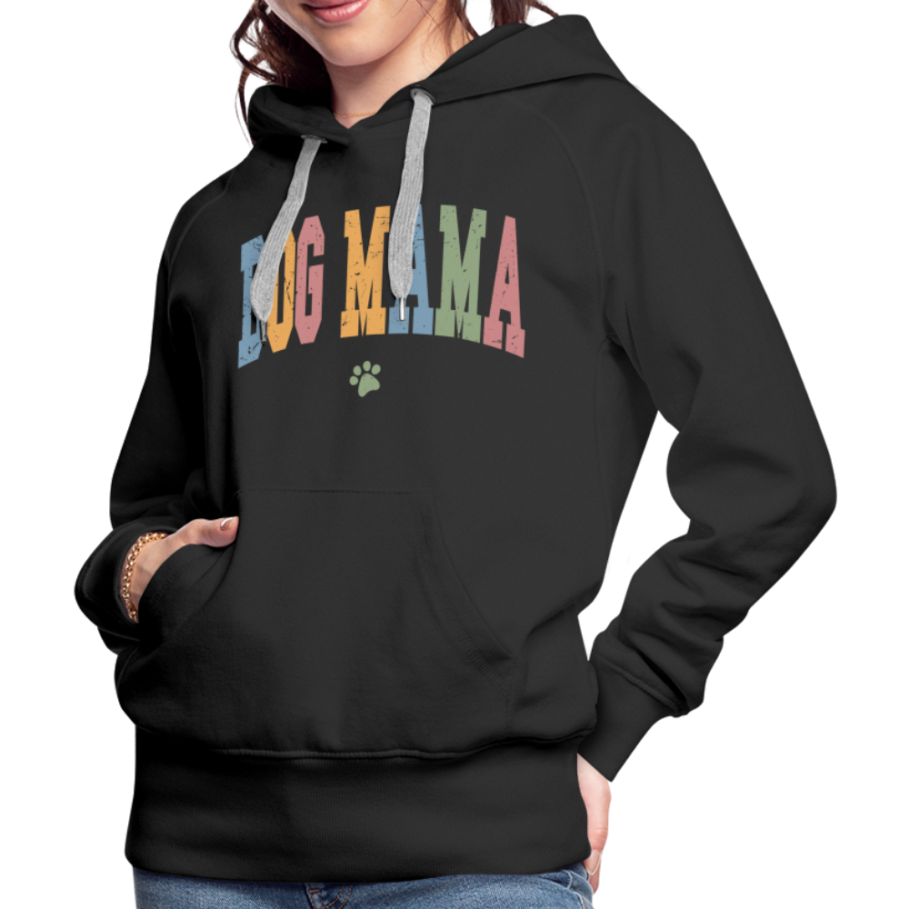 Dog Mama : Women’s Premium Hoodie - black
