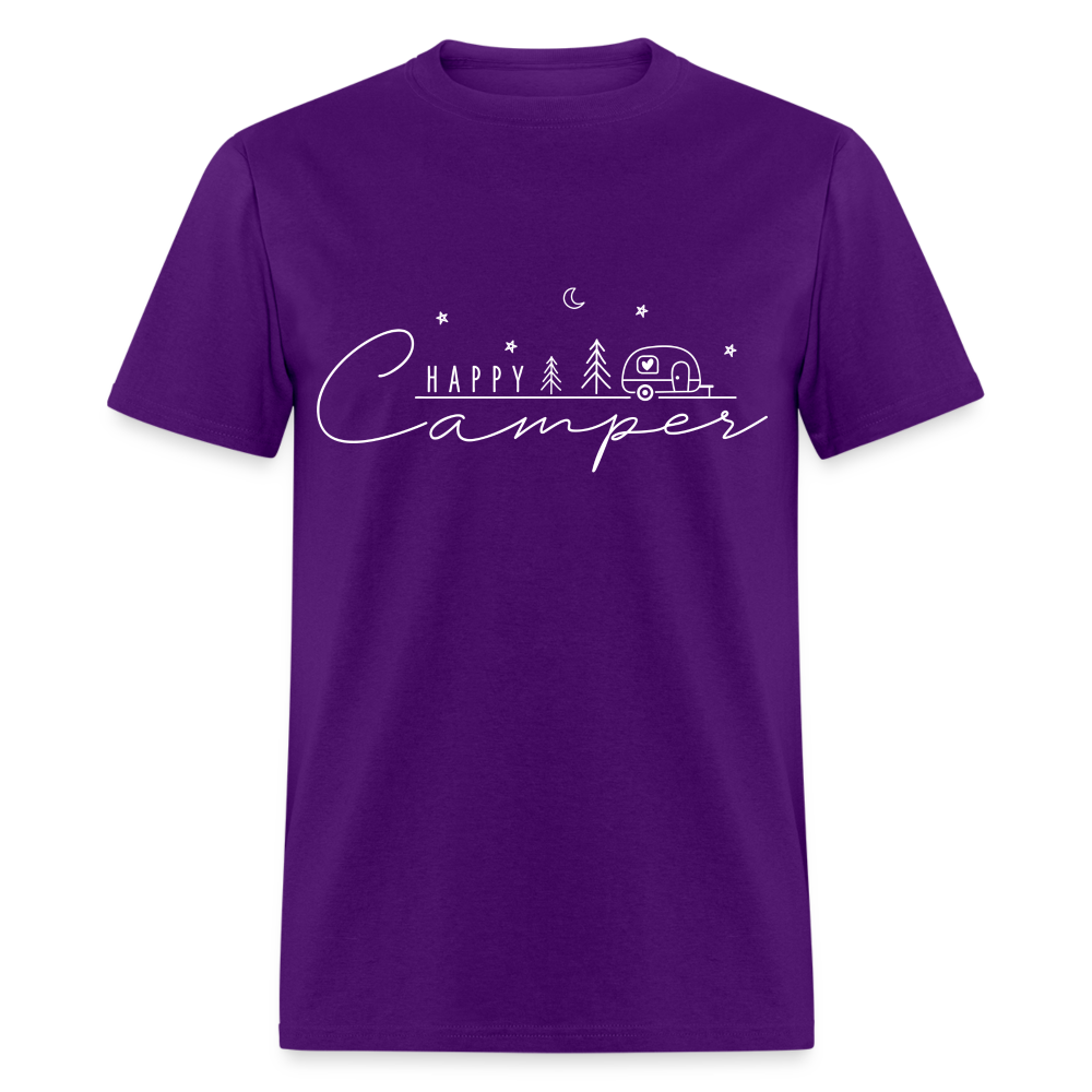 Happy Camper T-Shirt - purple