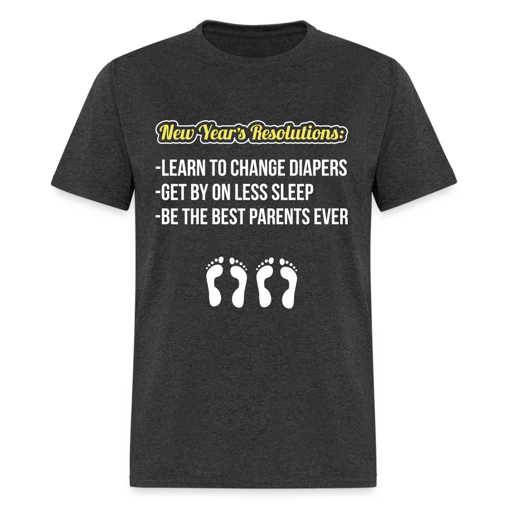 New Year's Resolution T-Shirt (Parents) - heather black