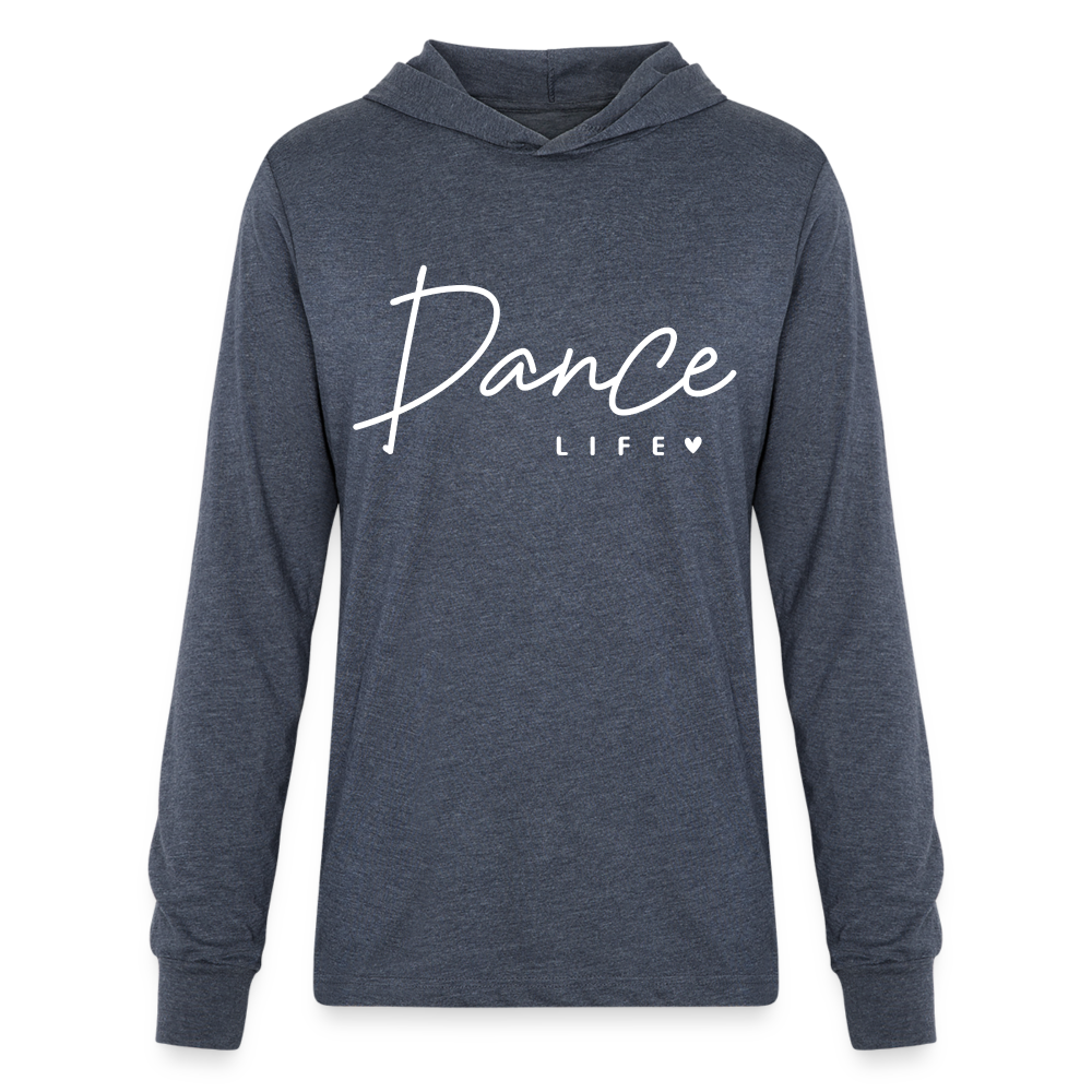 Dance Life : Long Sleeve Hoodie Shirt - heather navy