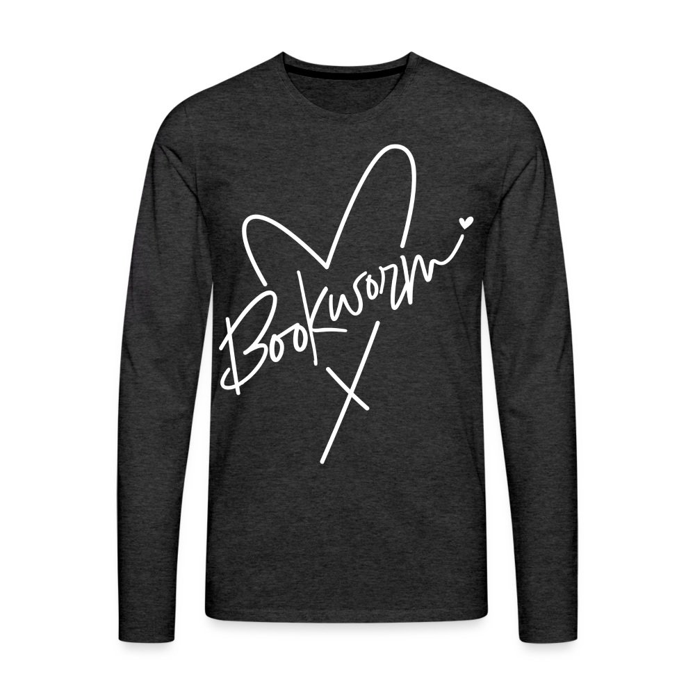Bookworm : Men's Premium Long Sleeve T-Shirt Color: black