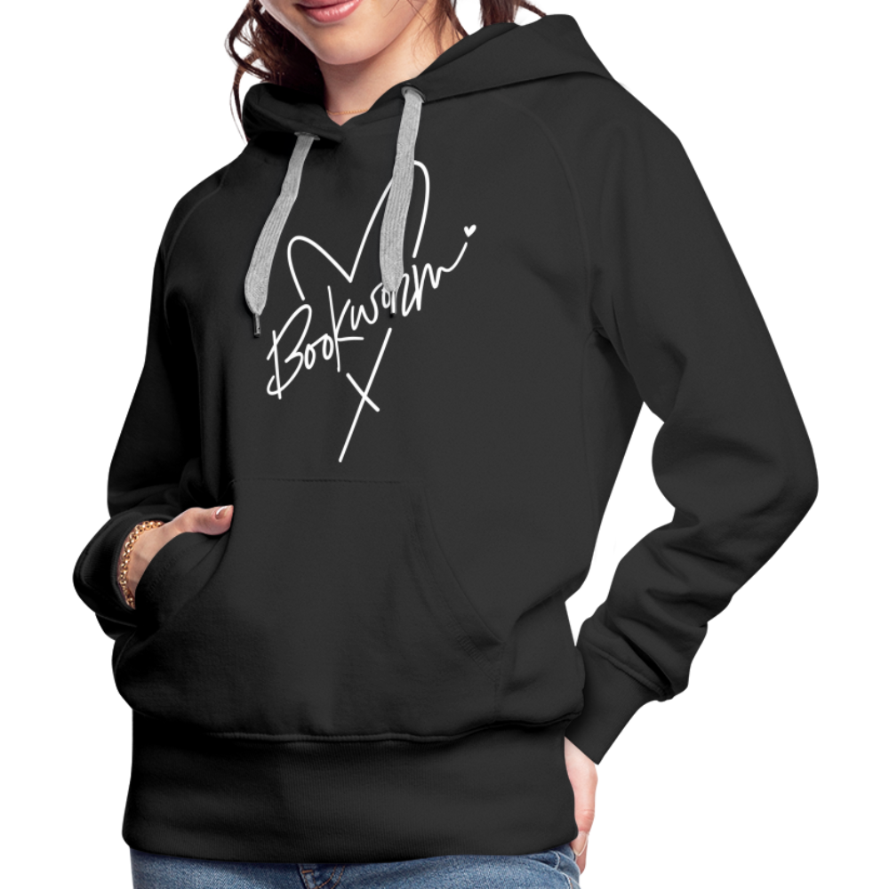 Bookworm : Women’s Premium Hoodie - black