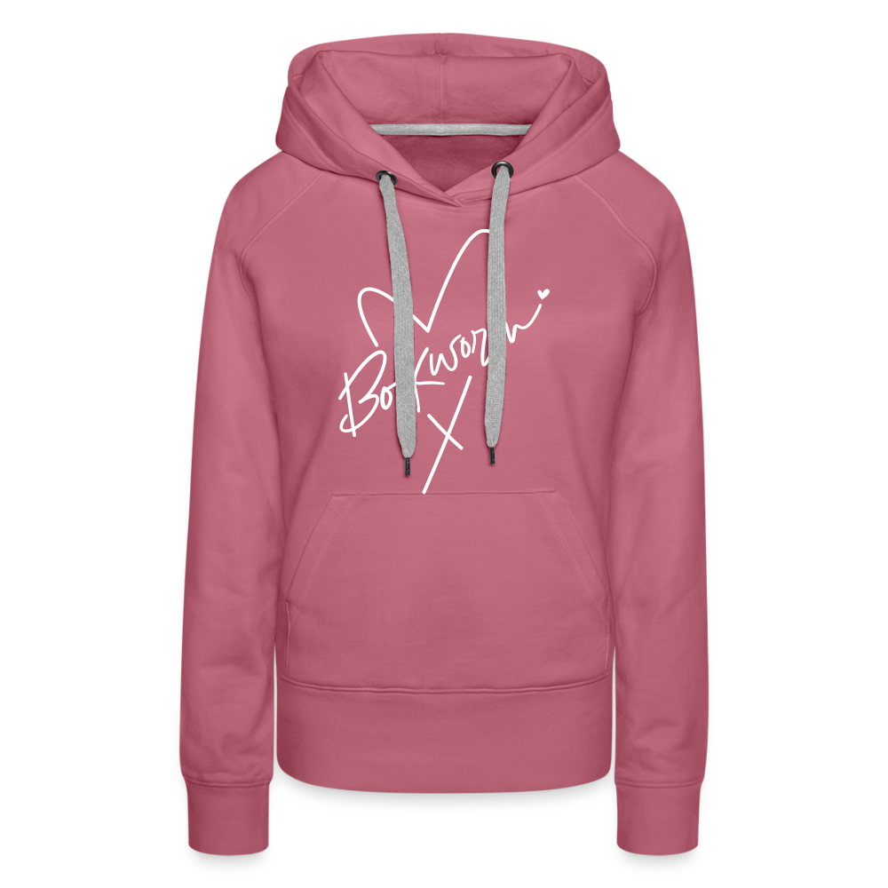 Bookworm : Women’s Premium Hoodie - mauve