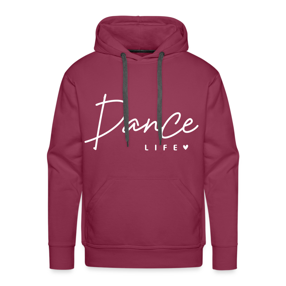 Dance Life : Men’s Premium Hoodie - burgundy