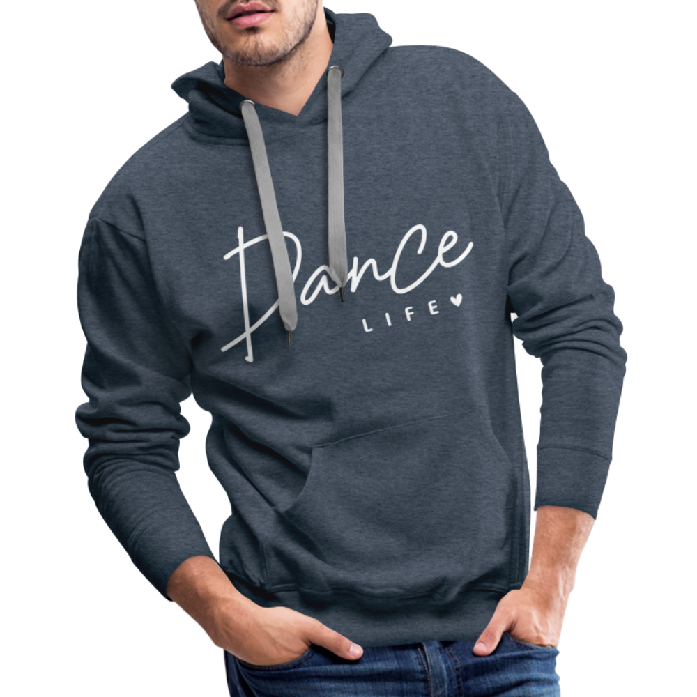 Dance Life : Men’s Premium Hoodie - heather denim