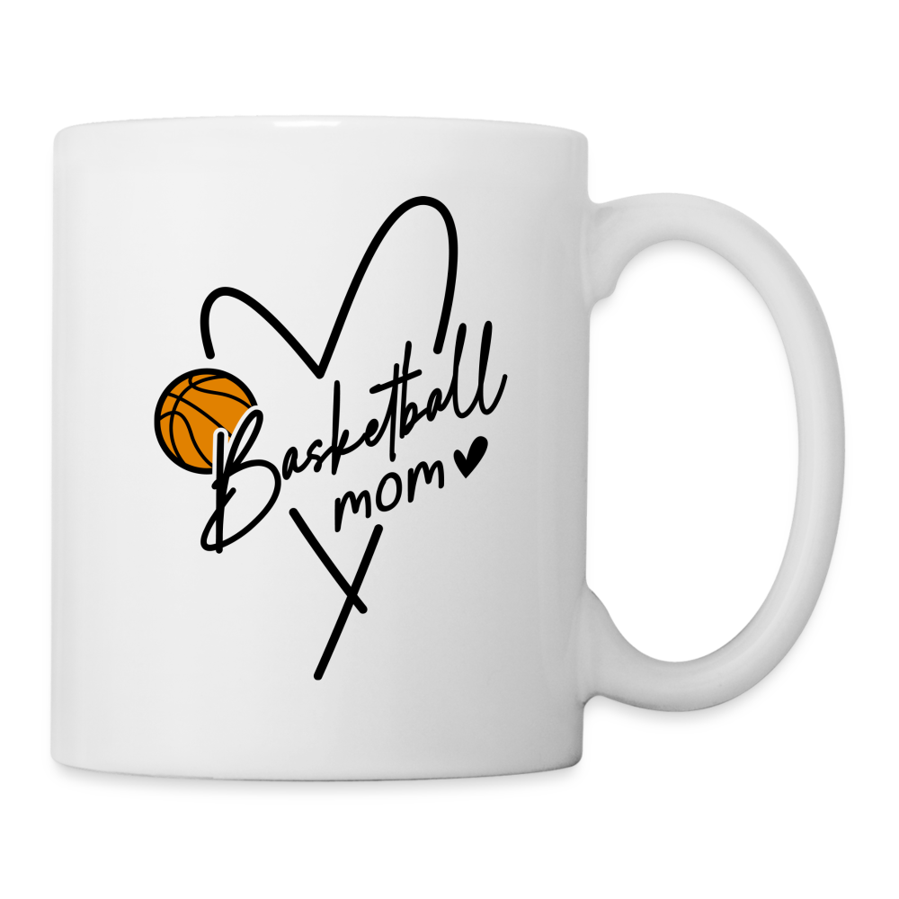 Basketball Mom : Coffee Mug - white