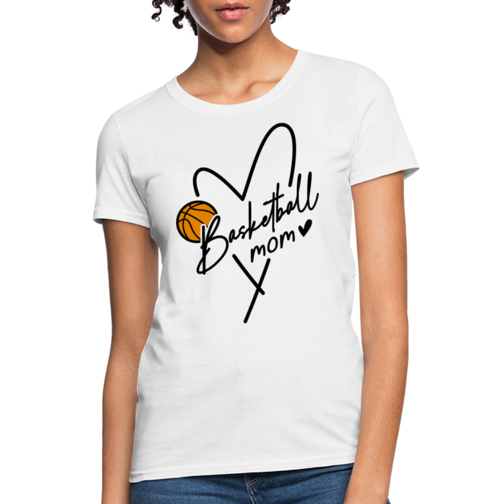 Basketball Mom : Women's T-Shirt - white