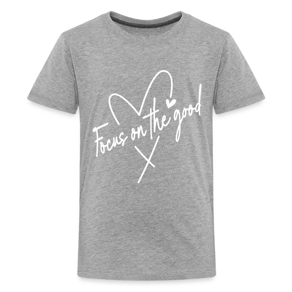 Focus on the Good : Kids' Premium T-Shirt - heather gray