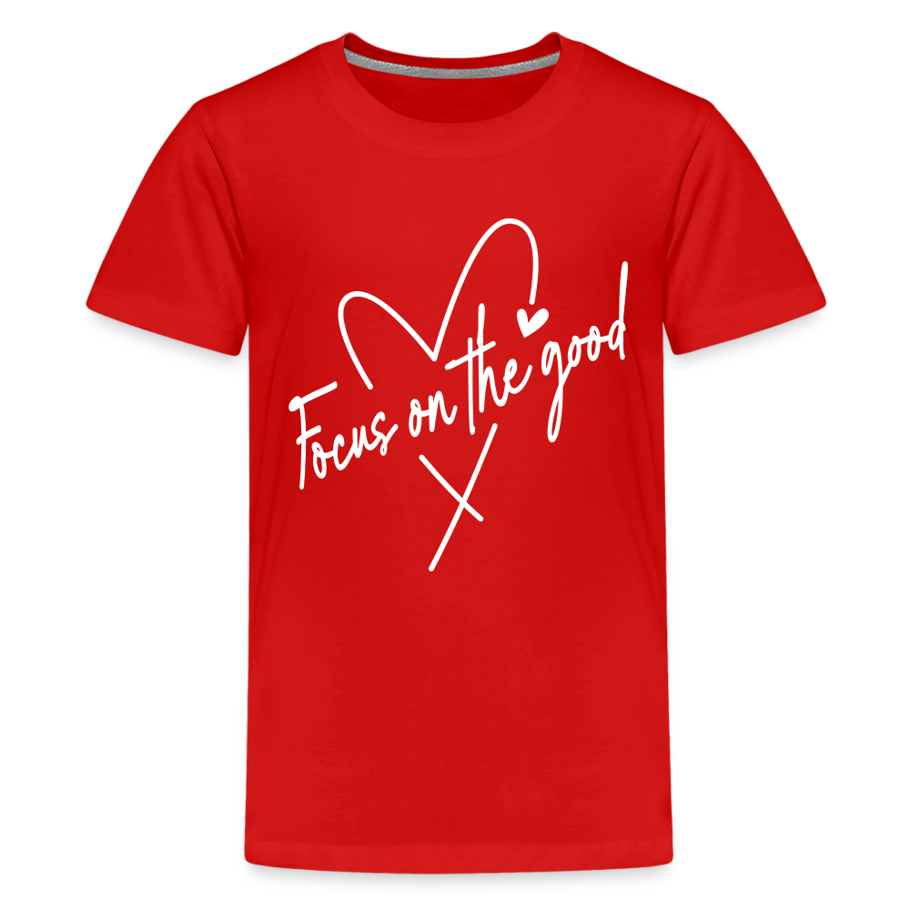 Focus on the Good : Kids' Premium T-Shirt - red