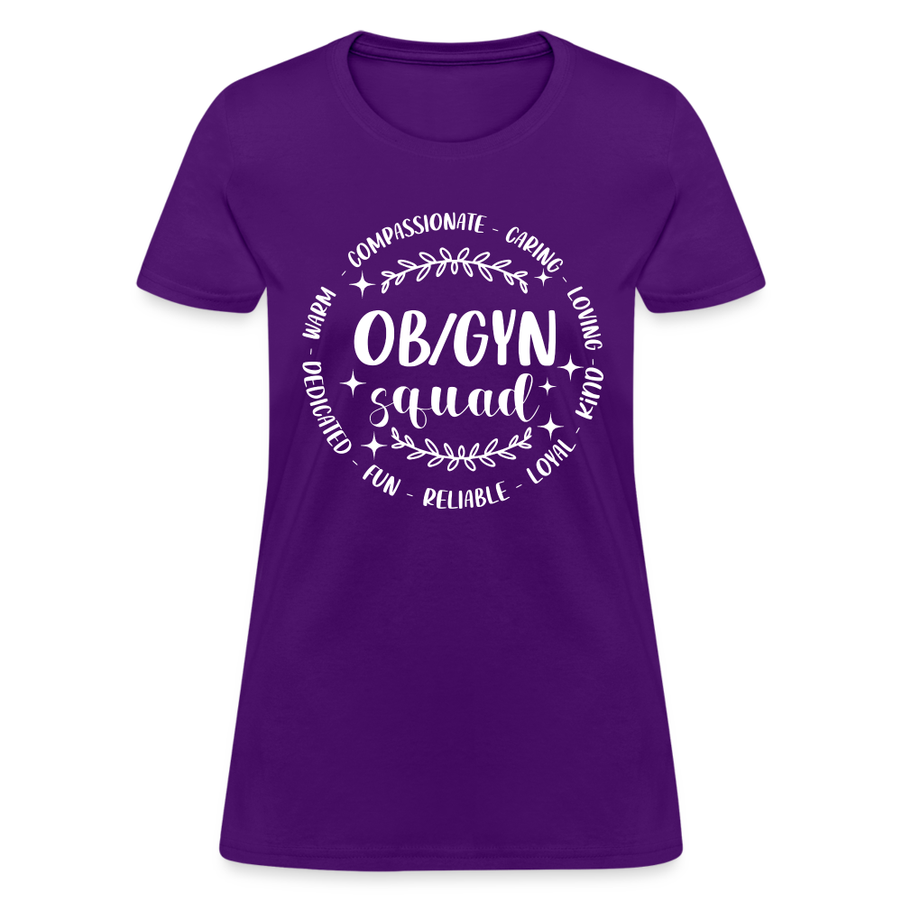 OBGYN Squad : Women's T-Shirt (Gynecology) - purple