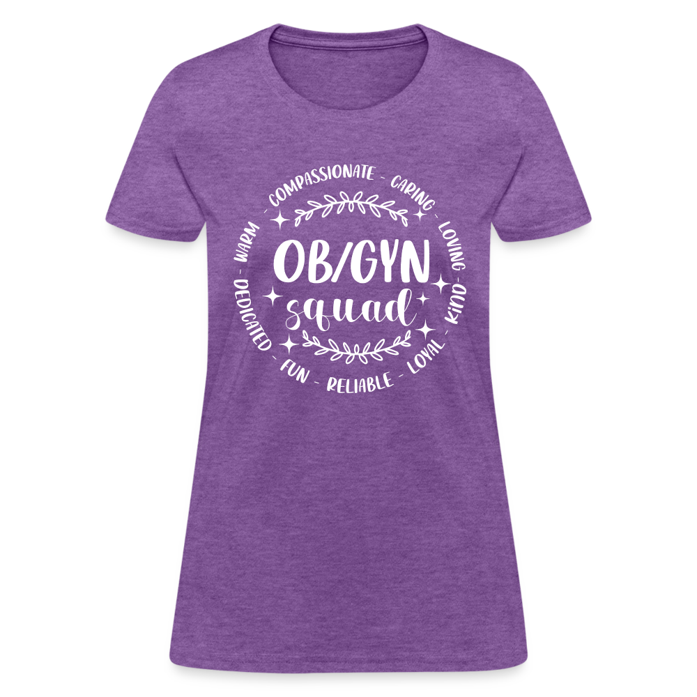 OBGYN Squad : Women's T-Shirt (Gynecology) - purple heather