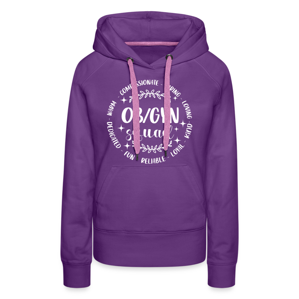 OBGYN Squad : Women’s Premium Hoodie (Gynecology) - purple