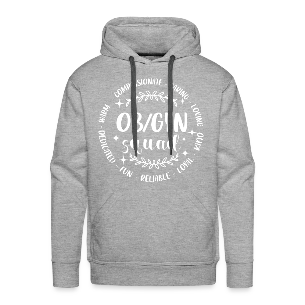 OBGYN Squad : Men’s Premium Hoodie (Gynecology) Color: heather grey