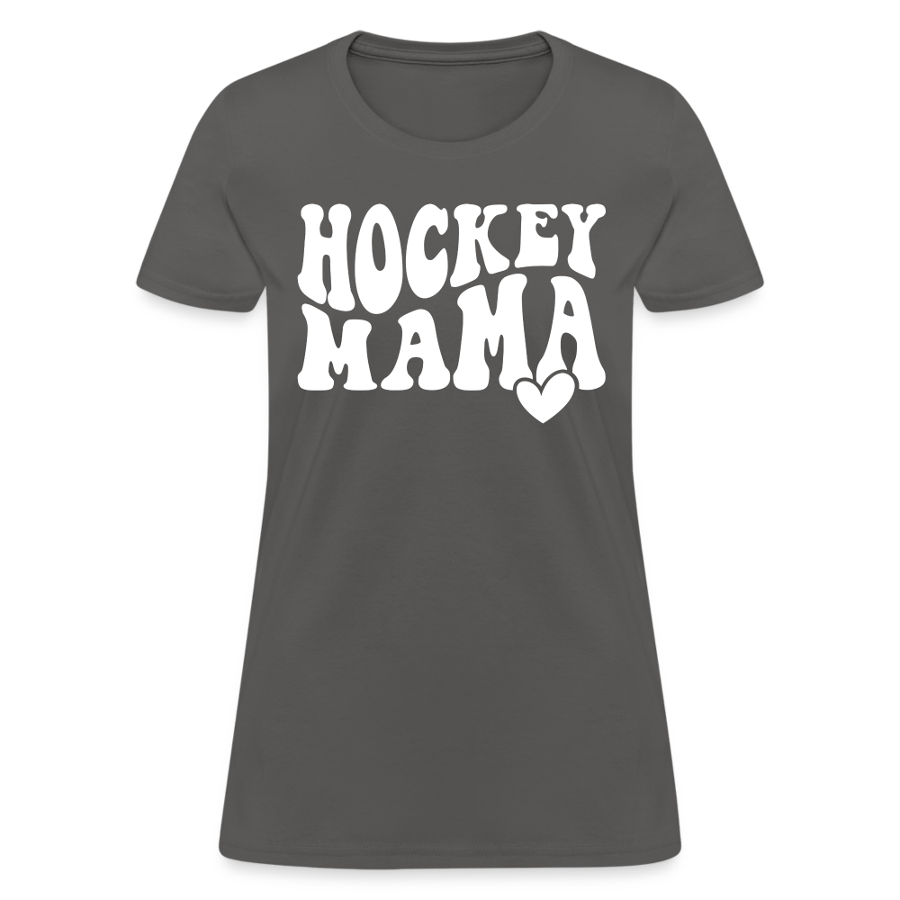 Hockey Mama : Women's T-Shirt - charcoal