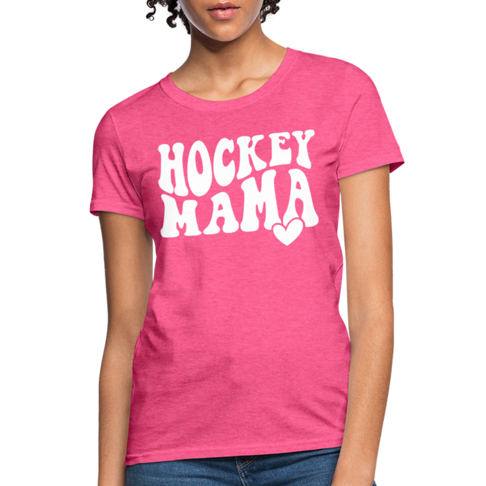 Hockey Mama : Women's T-Shirt - heather pink