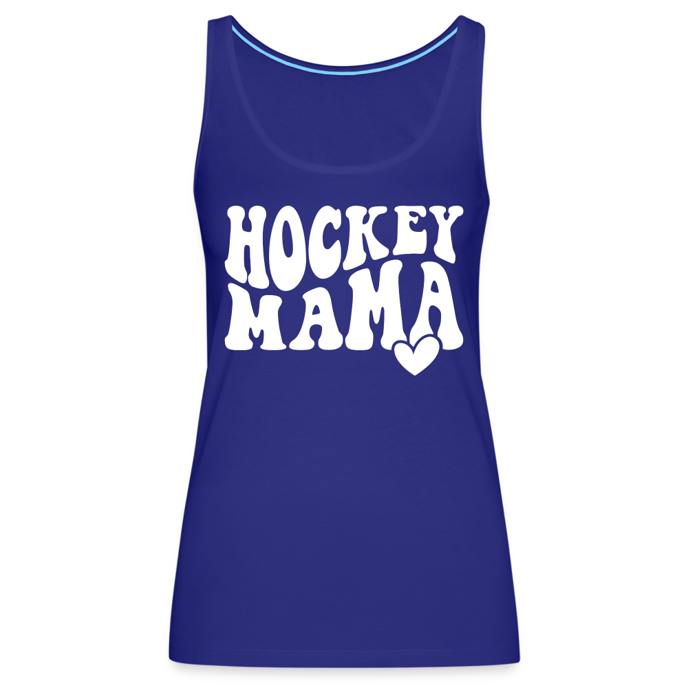 Hockey Mama : Women’s Premium Tank Top - royal blue