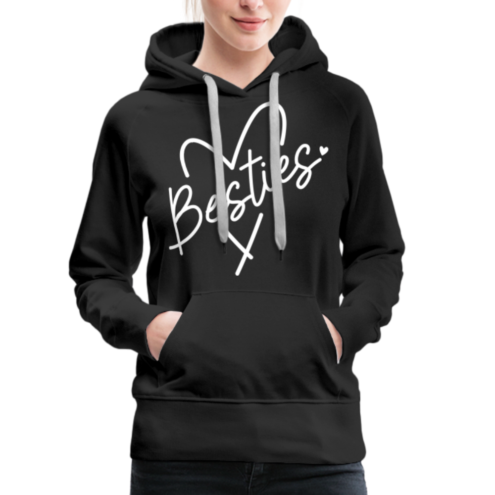 Besties : Women’s Premium Hoodie - black