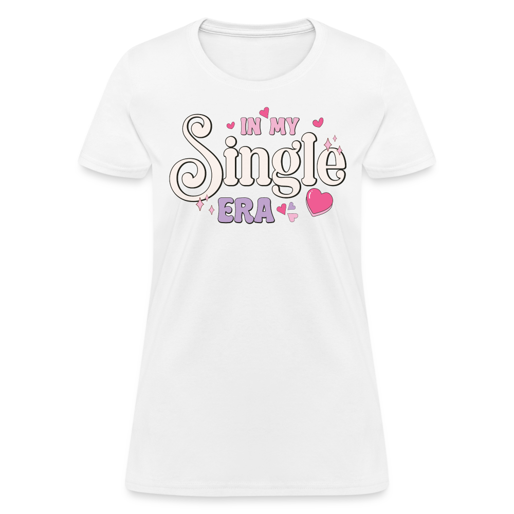 In My Single Era : Women's T-Shirt - white